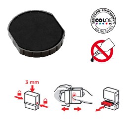 Tampone di ricambio E/R17 nero Colop | Ecotempo