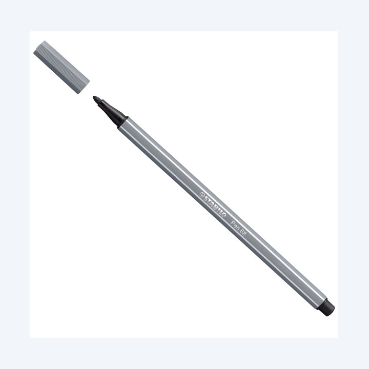 Pennarello Pen 68 grigio scuro 96 Stabilo | Ecotempo