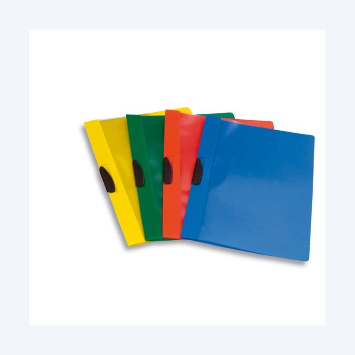 Cartellina con molla Video Clipper A4 PP rosso Fellowes | Ecotempo