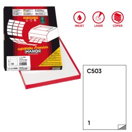 Etichette adesive C/503 in carta extra — 49692 | Ecotempo