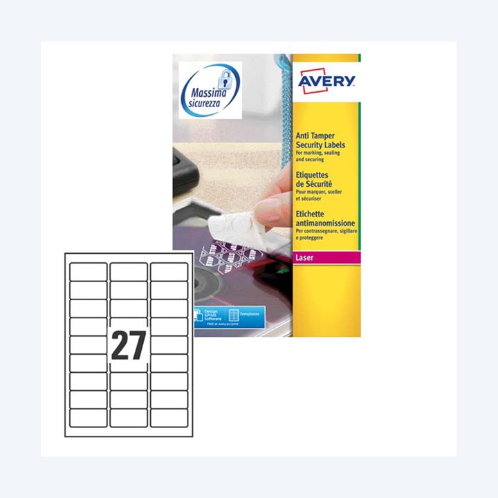 Etichette adesive L6114 in poliestere — 49700 | Ecotempo