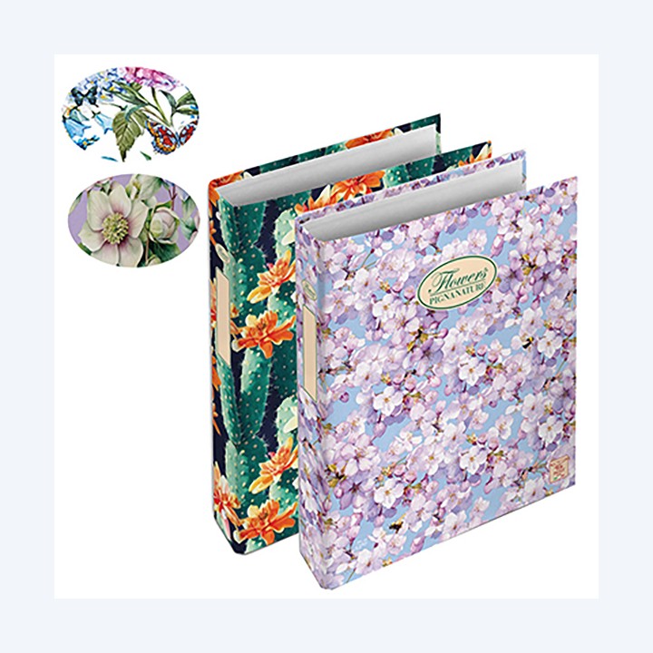 Raccoglitore Nature Flowers A4 cm 4 — 50016 | Ecotempo
