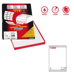 Etichette adesive C/550 in carta — 50036 | Ecotempo