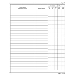 Registro infortuni 31 x 24,5cm 15 pagine Edipro | Ecotempo