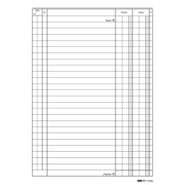 Registro cassa entrate/uscite 24 x 17cm — 50246 | Ecotempo