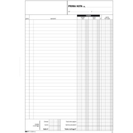 Blocco prima nota cassa entrate/uscite — 50272 | Ecotempo