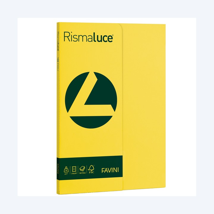Carta Rismaluce Small A4 90 gr giallo — 50563 | Ecotempo