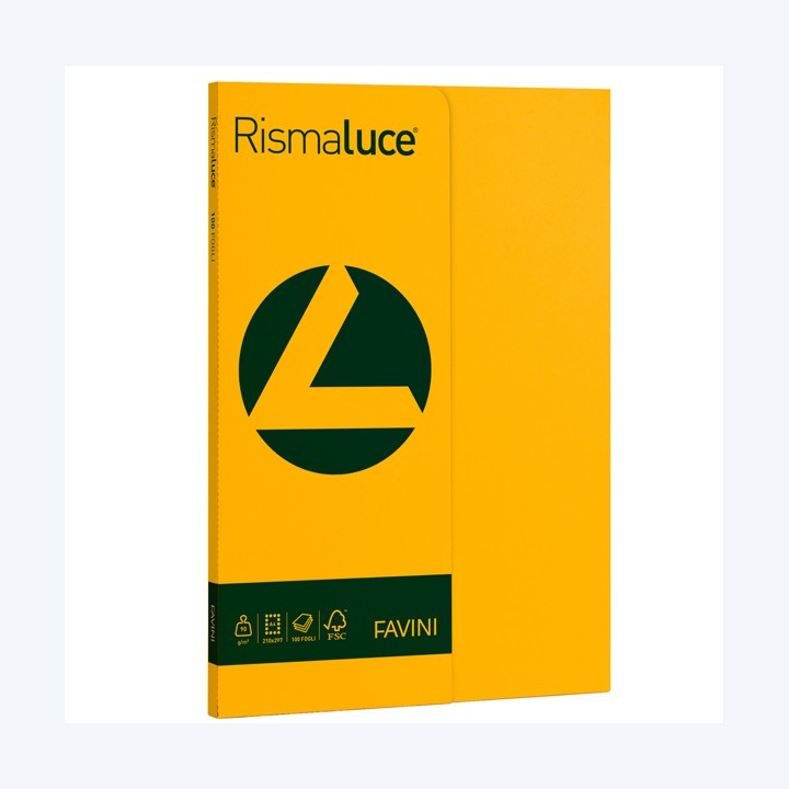 Carta Rismaluce Small A4 90 gr giallo — 50564 | Ecotempo
