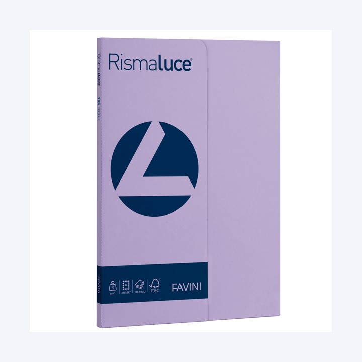 Carta Rismaluce Small A4 90 gr viola 49 — 50571 | Ecotempo