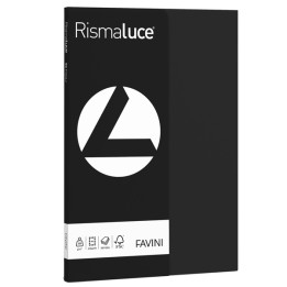Carta Rismaluce Small A4 200 gr nero 63 — 50583 | Ecotempo