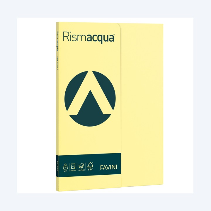 Carta Rismacqua Small A4 90 gr giallo — 50586 | Ecotempo