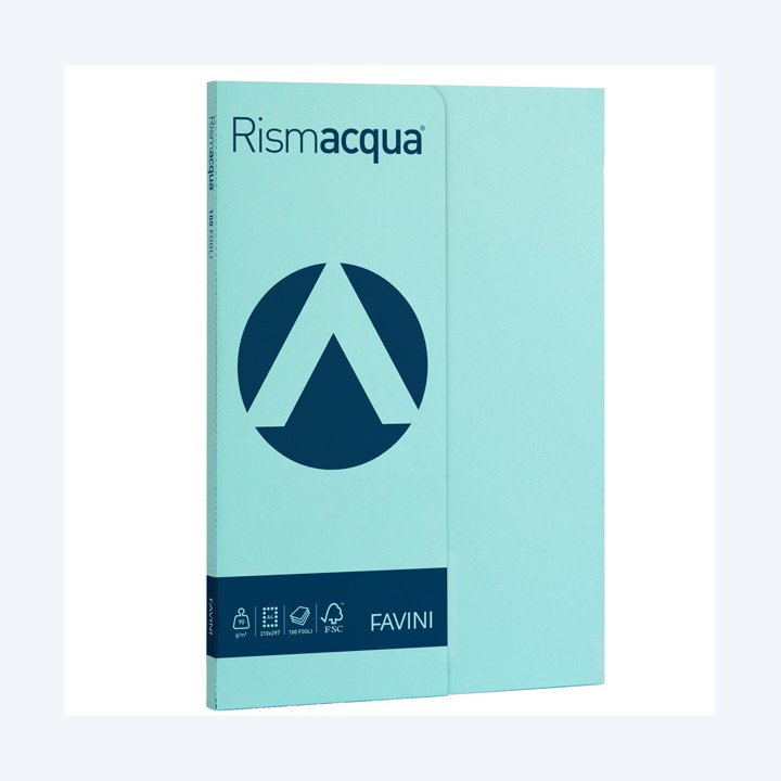 Carta Rismacqua Small A4 90 gr celeste — 50589 | Ecotempo