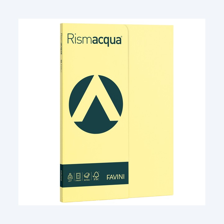 Carta Rismacqua Small A4 200 gr giallo — 50596 | Ecotempo
