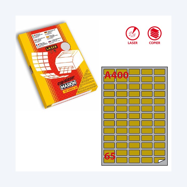 Etichette adesive A/400 in carta — 50804 | Ecotempo