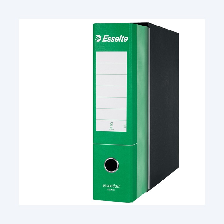 Registratore Essentials G75 dorso 8 cm — 50963 | Ecotempo