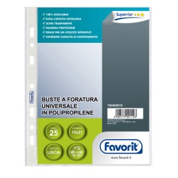 Buste forate Special PP Superior liscio — 50983 | Ecotempo