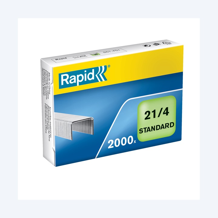 Punti Rapid Standard 21/4 (6/4) acciaio — 51192 | Ecotempo