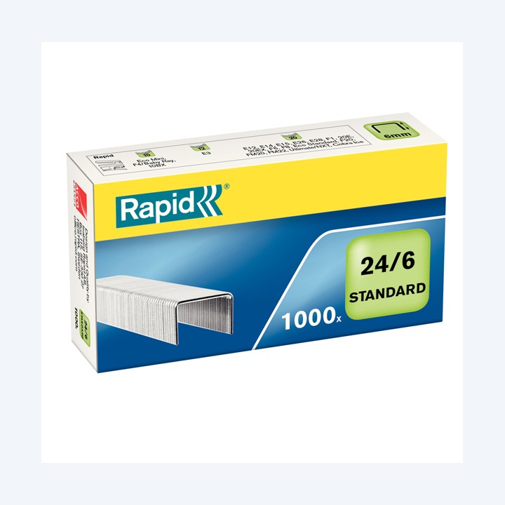 Punti Rapid Standard 24/6 acciaio — 51193 | Ecotempo