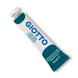 Tempera Tubo 4 12ml turchese Giotto | Ecotempo