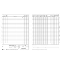 Registro Iva fatture 31 x 24,5cm 22pg numerate Edipro | Ecotempo