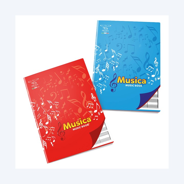 Maxiquaderno Musica 21x29,7cm 12 — 51332 | Ecotempo