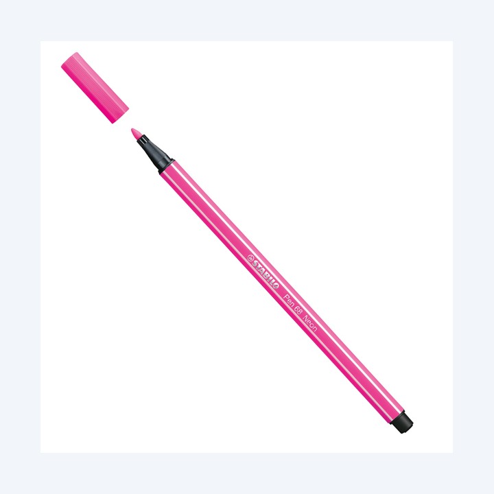 Pennarello Pen 68 colori assortiti neon — 51479 | Ecotempo