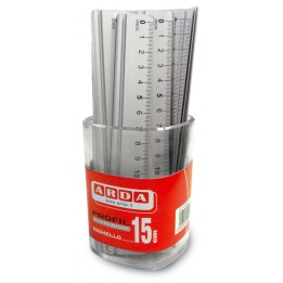 Barattolo 15 righelli 15cm alluminio Arda | Ecotempo