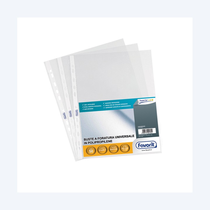 Buste forate Special PP Superior buccia — 51598 | Ecotempo