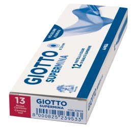 Pastello Supermina mina 4 mm rosso carminio 13 Giotto | Ecotempo