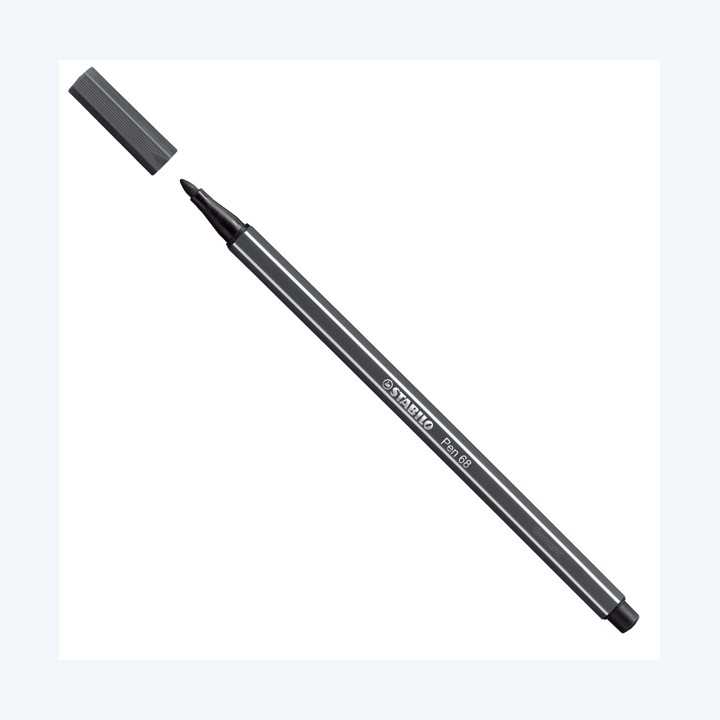 Pennarello Pen 68 grigio freddo scuro 97 Stabilo | Ecotempo