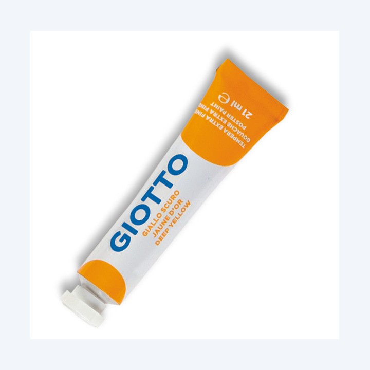 Tempera Tubo 7 21ml giallo scuro Giotto | Ecotempo