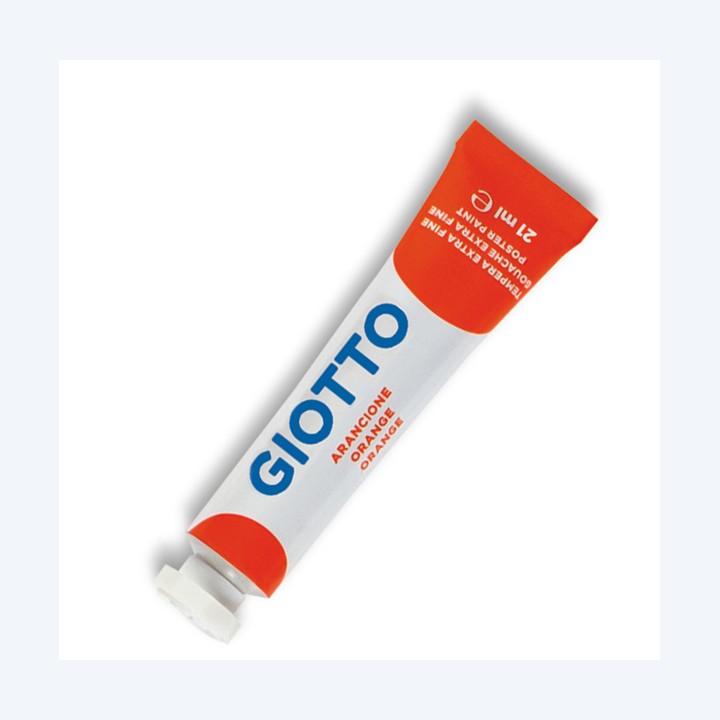 Colore a tempera 21ml tubo 7 arancione 05 Giotto | Ecotempo