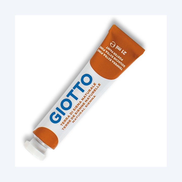 Tempera Tubo 7 21ml terra di Siena naturale Giotto | Ecotempo