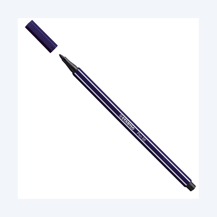 Pennarello Pen 68 blu di prussia 22 Stabilo | Ecotempo