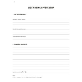 Cartella sanitaria di rischio per — 52069 | Ecotempo