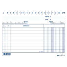 Schede 2 colonne 10,5 x 15 cm — 52089 | Ecotempo