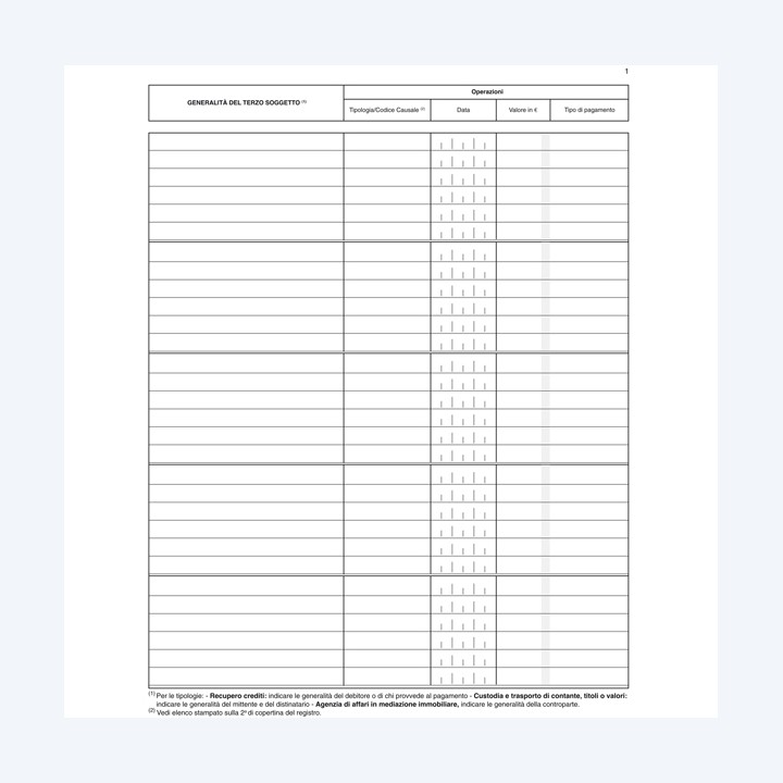 Registro antiriciclaggio operatori non — 52682 | Ecotempo