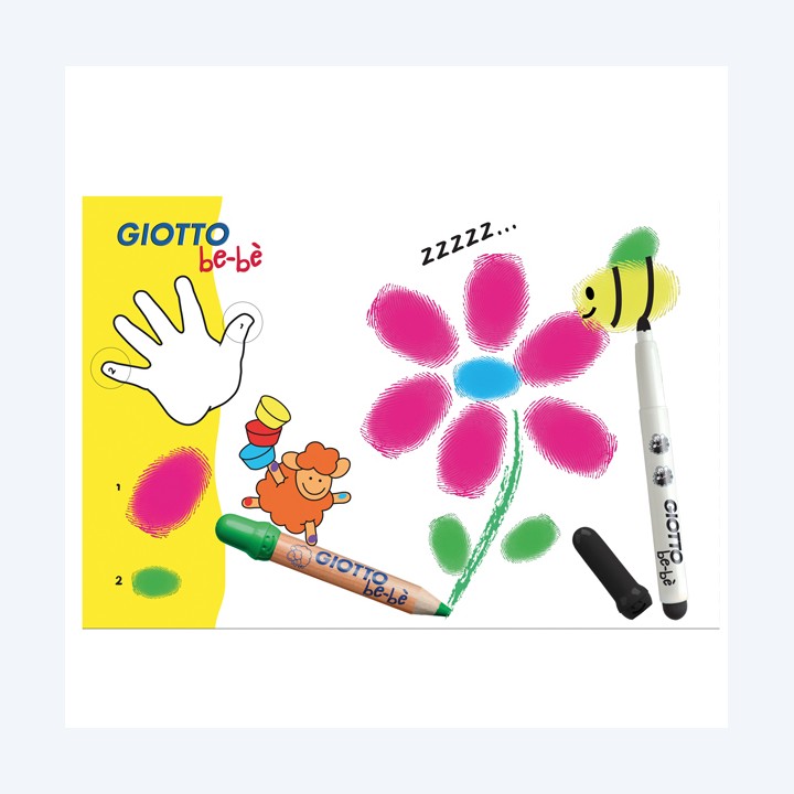 GIOTTO BEBE Supercolori a dita 100 ml — 52736 | Ecotempo