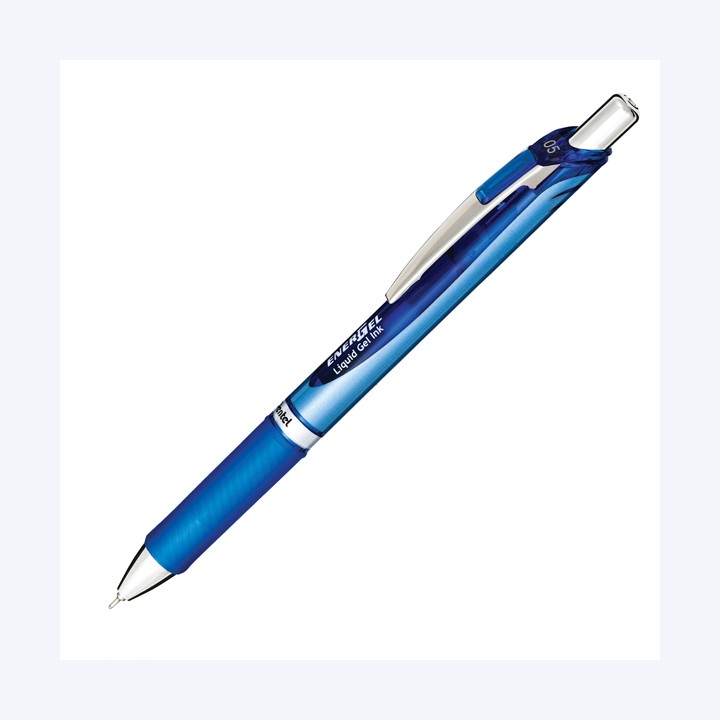 Roller a scatto Energel XM Click punta 0,5mm blu Pentel | Ecotempo