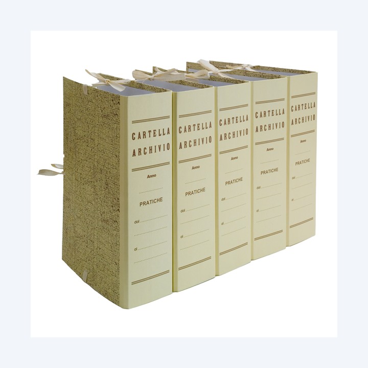 Faldone legacci incollati juta 35 x 25 — 52986 | Ecotempo
