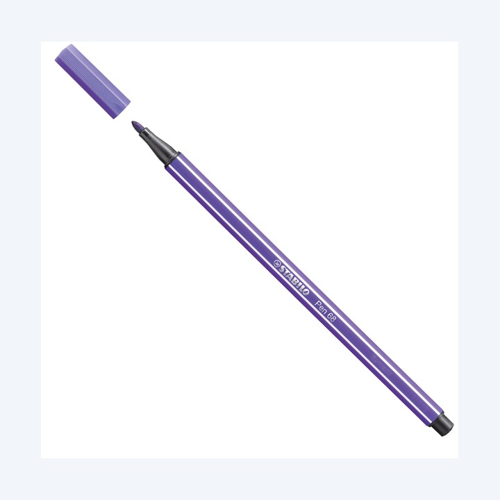 Pennarello Pen 68 viola 55 Stabilo | Ecotempo