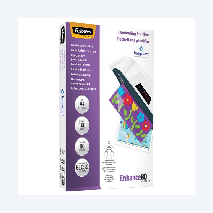 Pouches Enhance80 A4 216x303 mm 80 — 53374 | Ecotempo
