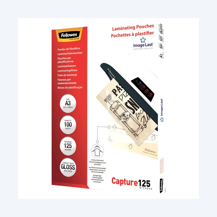 Pouches Capture125 A3 303x426 mm 2x125 — 53383 | Ecotempo