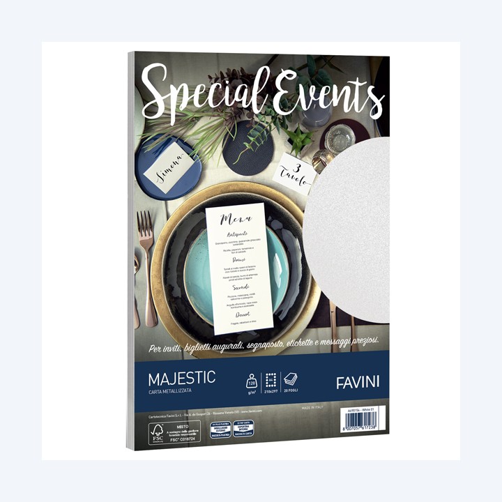 Carta metallizzata Special Events A4 — 53505 | Ecotempo