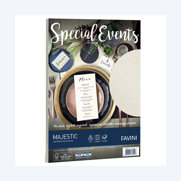Carta metallizzata Special Events A4 — 53514 | Ecotempo