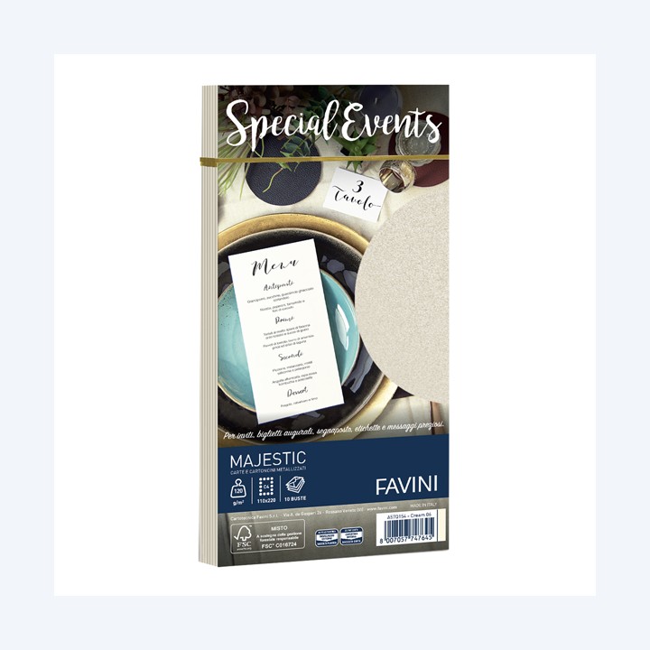 Busta Special Events metal 110 x 220 mm — 53522 | Ecotempo