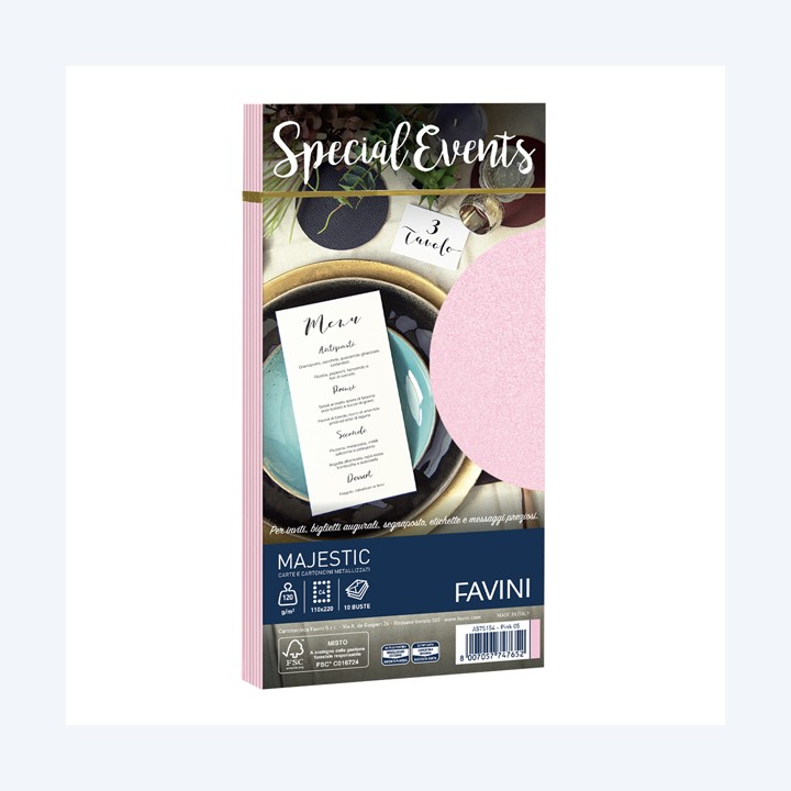 Busta Special Events metal 110 x 220 mm — 53523 | Ecotempo