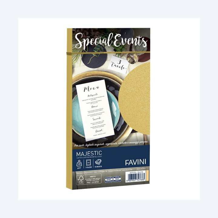 Busta Special Events metal 110 x 220 mm — 53526 | Ecotempo