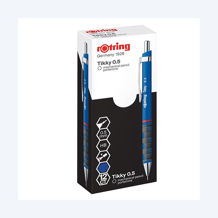 Portamine Tikky mina 0,5mm fusto blu Rotring | Ecotempo