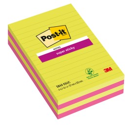 Blocco foglietti Post-it Super Sticky — 53556 | Ecotempo